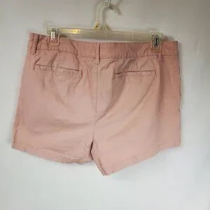 Ana A New Approach Twill Women's Pink Mid Rise 3.5" Inseam Size 16 Shorts