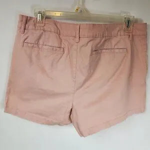 Ana A New Approach Twill Women's Pink Mid Rise 3.5" Inseam Size 16 Shorts