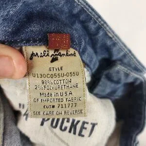 7 Jeans 7 For All Mankind Womens Blue Wash A Pocket Boot Cut Jeans Sz 27