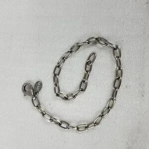 Beautiful Dainty Silver 925 Sterling Chain Womens Bracelet